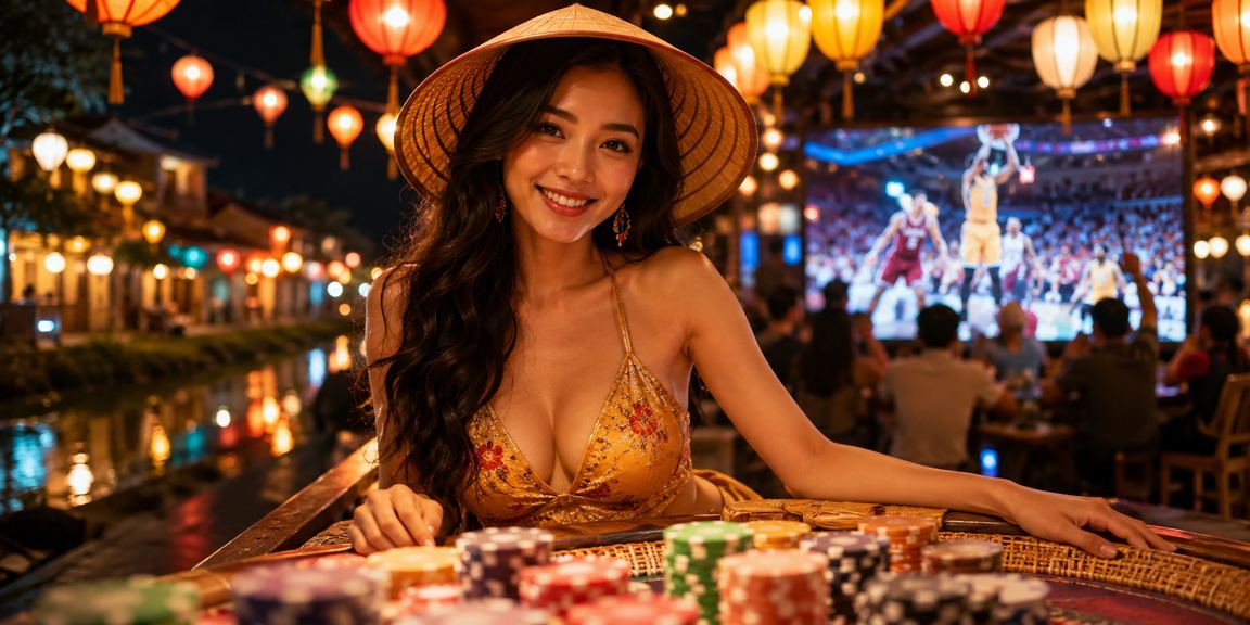 Người dùng Hội An xem cá cược bóng rổ trên điện thoại