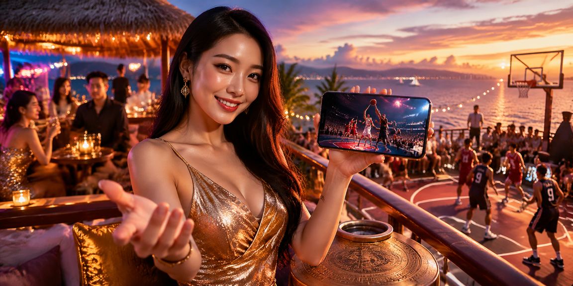 Người hâm mộ tại Nha Trang theo dõi và đặt cược bóng rổ trên bãi biển